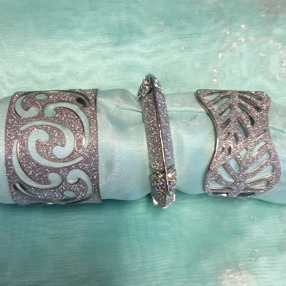 Silver bangles